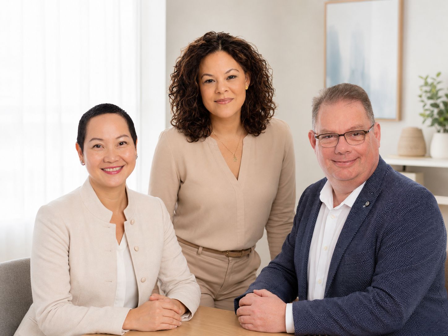 De founders van MentalCareDirect™: Nicki Mano, Amorena Labad en Alex Ermers